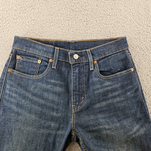 Levis 512 Jeans Mens 30x30 Blue Slim Taper Stretch Flex Denim Medium Wash Pants - Picture 2 of 16